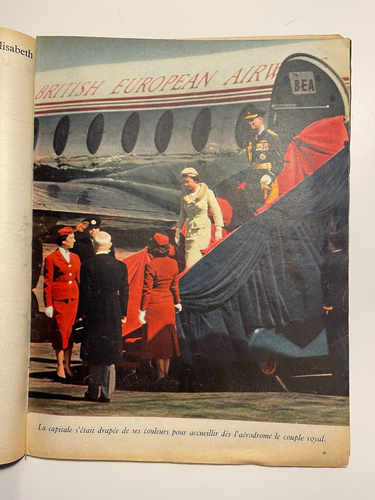 PARIS MATCH MAGAZINE - No 420 FRANCOISE SAGAN 27th April 1957 Queen Elizabeth II - Picture 6 of 12