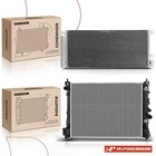 A-Premium Radiator & AC Condenser for Buick Encore 13-14 Chevy Trax 15-16 1.4L