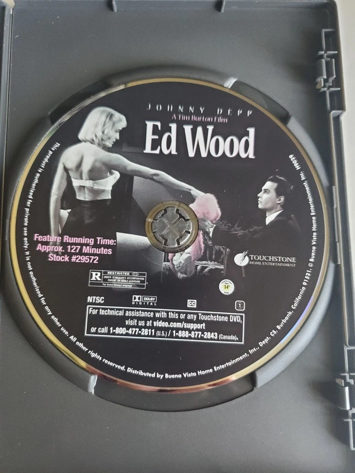 Ed Wood Special Edition DVD Touchstone Pictures Movie - Image 3 of 4