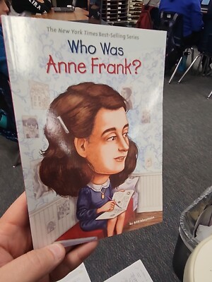 Who Was Anne Frank? by Ann Abramson and Who HQ (new, Paperback) biography kids