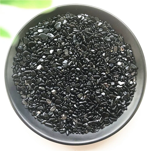 Black Obsidian Crystal Chips BULK 100g-1kg A Grade Natural Gemstone Mini Crystal - Picture 10 of 12