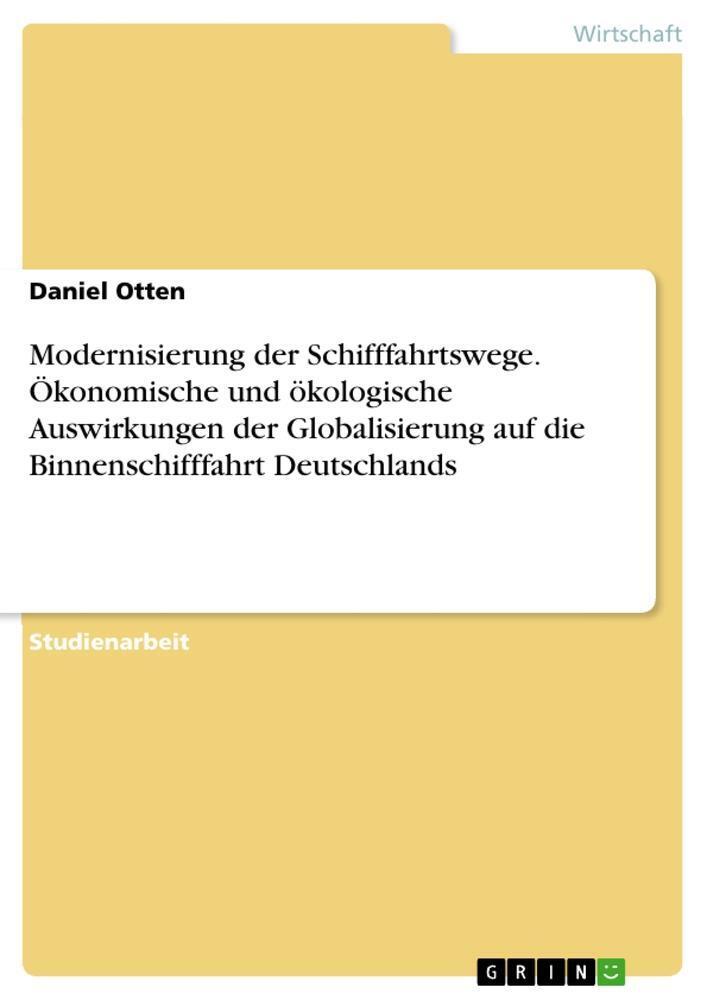 Thumbnail - Modernisierung Der Schifffahrtswege. Ökonomische Und Ökologische