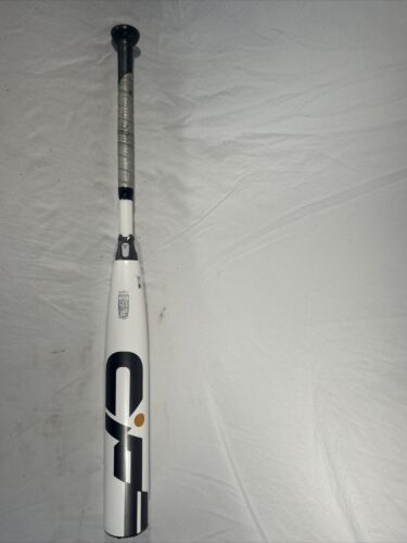 DeMarini 2022 CF USSSA Youth Baseball Bat 31/23 2 Piece White/Gold Used - Picture 1 of 21