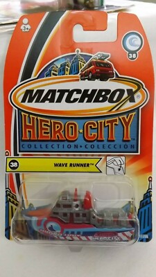 2003 Matchbox Hero-City Wave Runner # 38 Ship