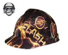 Custom Hydrographic Safety Hard Hat Mining Industrial FLASH MSA CAP