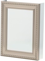 Pegasus Framed Recessed Bathroom Medicine Cabinet W/ Door, Brushed Nickel Pegasus Framed Recessed Bathroom Medicine Cabinet W/ Door, Brushed Nickel