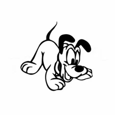 Vinyl Decal for Window - Pluto (Disney)