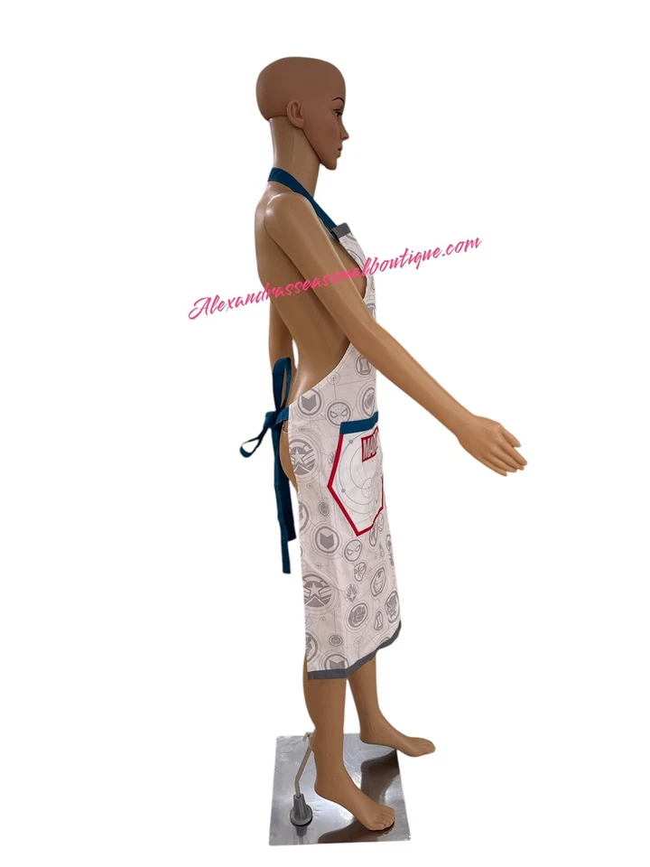 Auténtico Nuevo Delantal de Cocina Disney Marvel Unisex Nuevo Superhéroe Foto 3 de 4