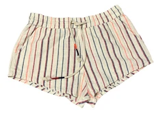 Sundry Women's Natural Stripes Relaxed Shorts