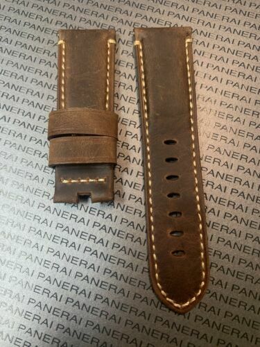 Uhrarmbänder Modena Von Rios Echt Alligator Passend Für Panerai 24mm Braun