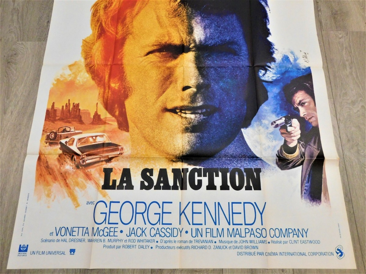 The Eiger Sanction *French Movie Poster Original 47