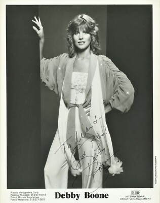 DEBBIE BOONE Signed Photo eBay