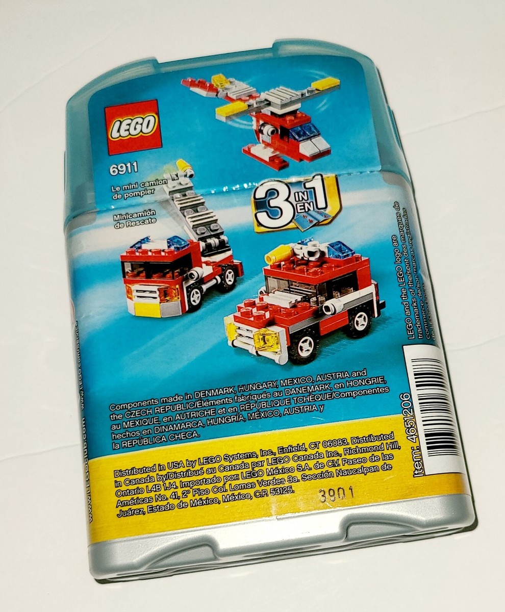 LEGO CREATOR # 6911 Mini Fire Rescue 69 Pieces Complete 3 in 1 | eBay