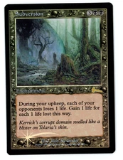 Subversion -- MTG (SP+/NM Quality FOIL) - Urza's Legacy - See scans!!
