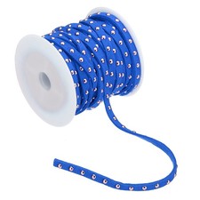 16.4ft Studded Faux Suede Cord Rope for Jewelry Making, Blue Golden