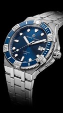 Maurice Lacroix AIKON Blue Venturer Automatic 43MM Diver's Watch RRP £2200 3