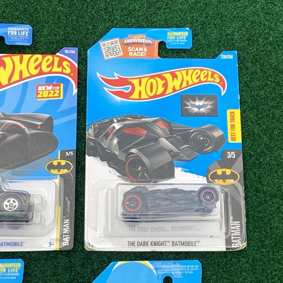 Hot Wheels~MIX~BATMAN~ BATMOBILE ~Lot Of 6~VARIANT - Image 4 of 4