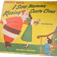 I Saw Mommy Kissing Santa Claus Cover Art ONLY No Record Great Graphics