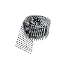 Bostitch 2-1/2 in. L X 13 Ga. Wire Coil Stainless Steel Siding Nails 15 deg 1800
