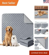 Reusable Washable Pee Pads for Dogs Large/Extra Large 36'' x 41'' 2 Pack, Abs...