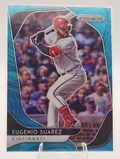 2020 Panini Prizm #177 Eugenio Suarez Teal Wave Prizm
