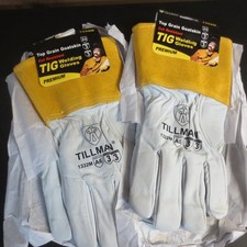 TILLMAN 1332M Welding Gloves, Straight Cuff - 2 or 6 pair - Adult Medium