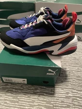 Puma Mens Thunder 4 Life 369471 01 Blue Running Shoes Sneakers Max Size 10