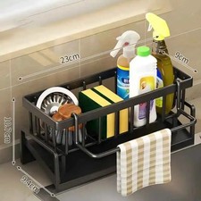 1pc Sponge Holder For Kitchen Sink ,Essentials Decor Organizer Caddy Accessories