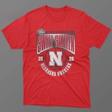 Nebraska Huskers Men's Basketball 2026 NCAA March Madness Sweet 16 T-Shirt