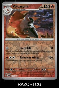 Volcarona 025/191 Surging Sparks Reverse Holo