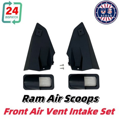 For Seadoo RXPX GTRX Set of 2 Ram Air Intake System Front Air Vent Scoops Set