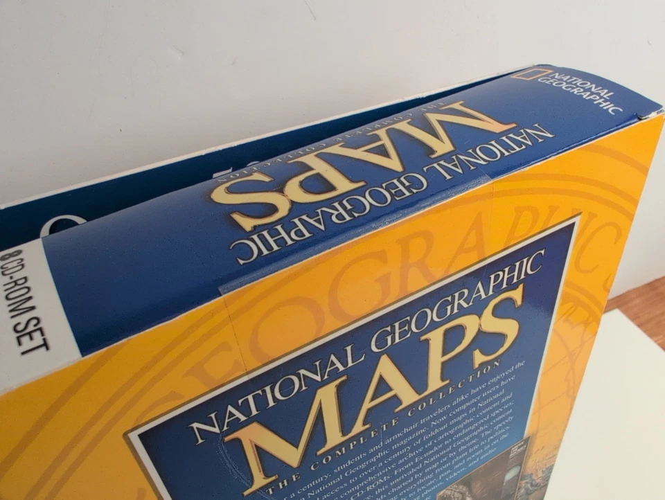 Sealed New National Geographic Maps The Complete Collection 8 CD ROM Set Dec2000 - Image 4 of 4