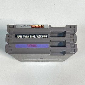 Paquete NES: Goonies II, Tetris y Mario/Duck Hunt