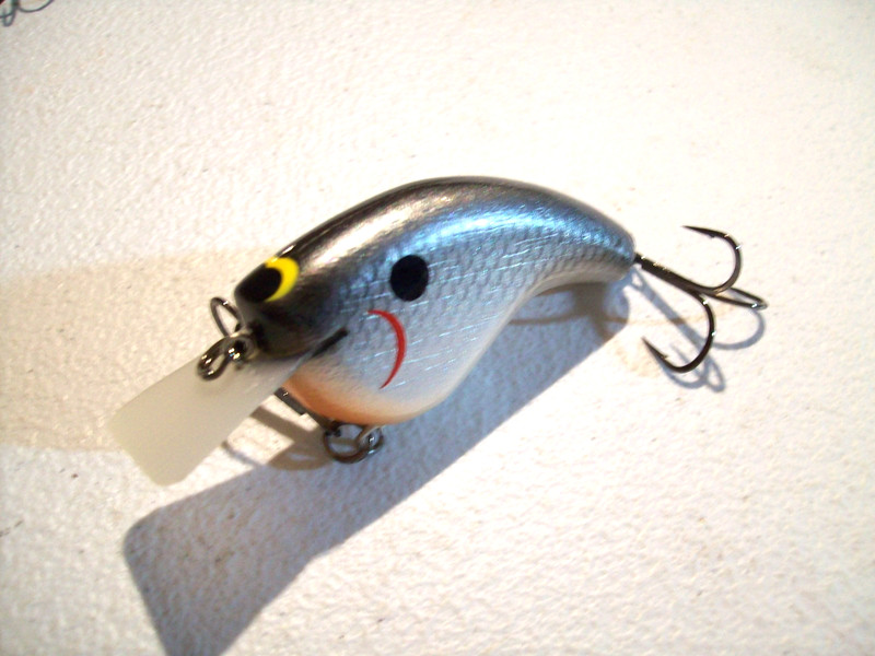 HANDMADE UNKNOWN INITIALED BALSA WOOD BAIT FISHING LURE