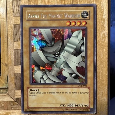 Alpha the Magnet Warrior DOR-001 Duelist of the Roses 2003 Yugioh Promo 