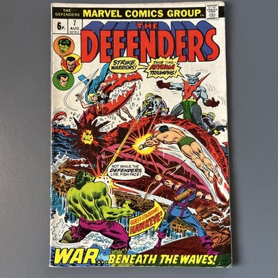 The Defenders #7 (Marvel Comics August 1973)*Bagged & Boarded *Attuma.