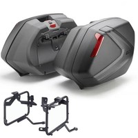 Givi V37NN Seitenkoffer 37LT Rahmen PLX166 FüR Honda VFR 800 2004 2005 Schwarz