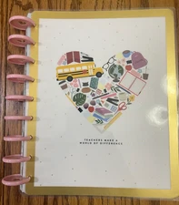 Happy Planner Classic Teacher Cover Discs Dividers Make a World of Difference