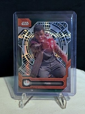 2024 Topps Star Wars High Tek - Finn #38 Green Death Star Laser /10