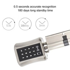 ⁺Keyless Smart Cylinder Lock Touchscreen Keypad Deadbolt Lock Smart Password