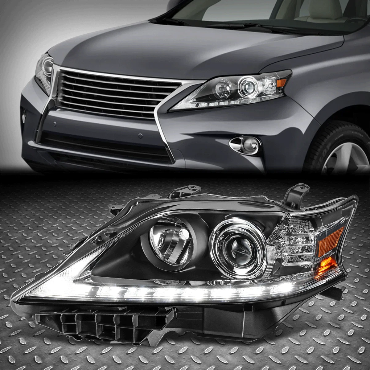 LED DRL] For 13-15 Lexus RX350 RX450h OE Style Driver Side
