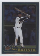 2001 Topps Traded & Rookies Chrome Tony Batista #T89 b5y