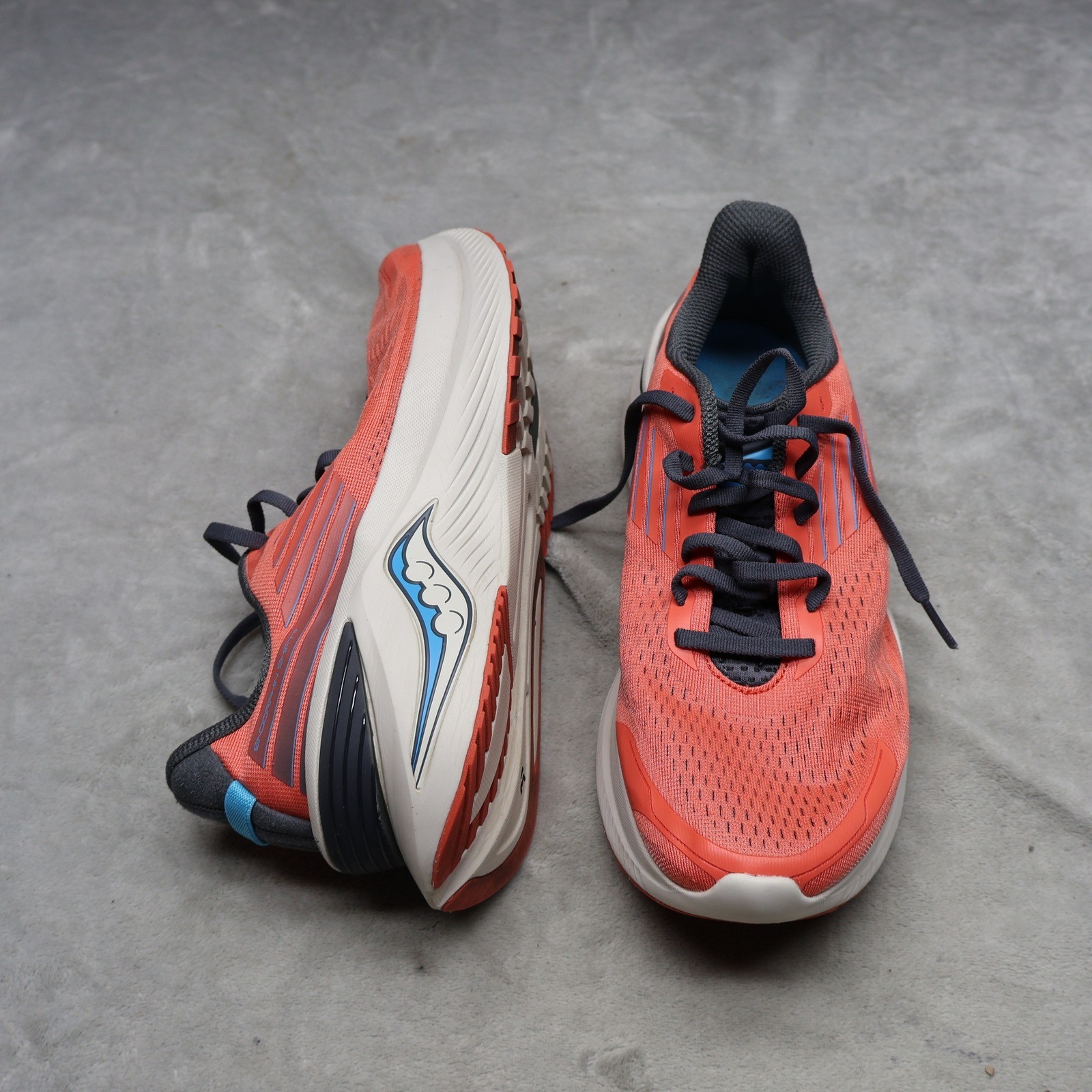 Saucony Womens 10 Running Shoes Orange Endorphin Speed 3 Chunky Lightweight