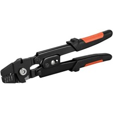 Wire Rope Crimping Tool, Short Handle Crimper for Cutting & Max 1/16