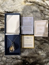 Bradford Exchange Guardian Angel Chiming Harmony Ball Pendant Necklace