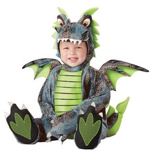 Darling Dragon Baby Child Costume Jumpsuit With Wings And Tail 10024