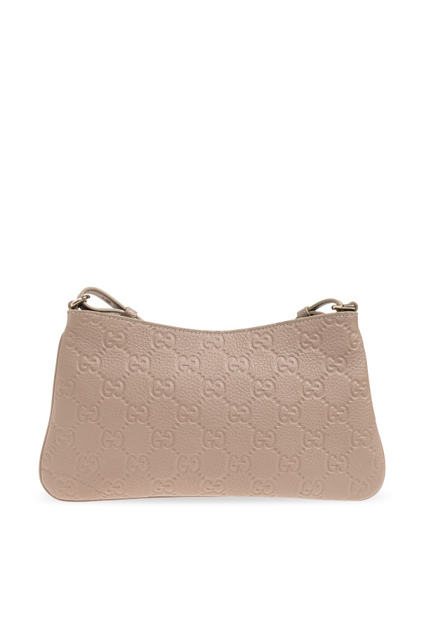 Gucci - Women - Leather shoulder bag - Beige thumbnail 3