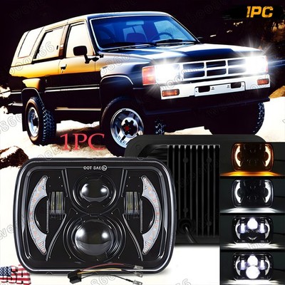 New 5x7'' 7x6 inch Led Headlight Hi/Lo DRL Fit for Toyota 4Runner 1984-1991 H6054