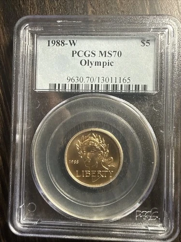 Photo of a 1988-W Olympic Commemorative from an eBay listing that sold on Jul 19, 2026