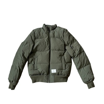 Alpha Industries MA-1 Quilted Bomber Jacket Olive Green